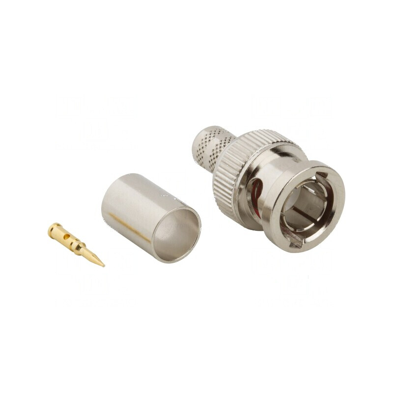Conector BNC mufă tată drept 75Ω RG6 pentru cablu POM | Electronic-mag.ro | Componente Electronice Conector BNC mufă tată drept 75Ω RG6 pentru cablu POM | Electronic-mag.ro | Componente Electronice
