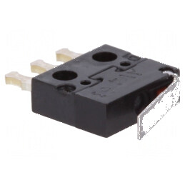 Microîntrerupător SNAP ACTION 0,1A 30VDC SPDT AV4 cu manetă | Electronic-mag.ro | Componente Electronice
