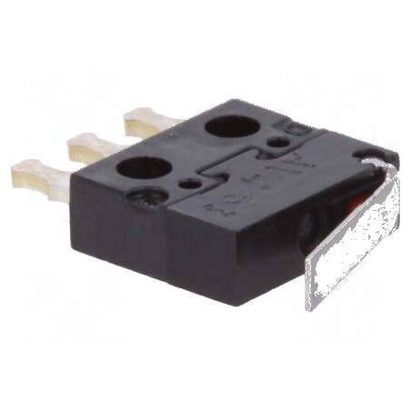 Microîntrerupător SNAP ACTION 0,1A 30VDC SPDT AV4 cu manetă | Electronic-mag.ro | Componente Electronice