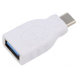 Adaptor OTG USB 3.0 Alb cu USB A și USB C | Electronic-mag.ro | Componente Electronice