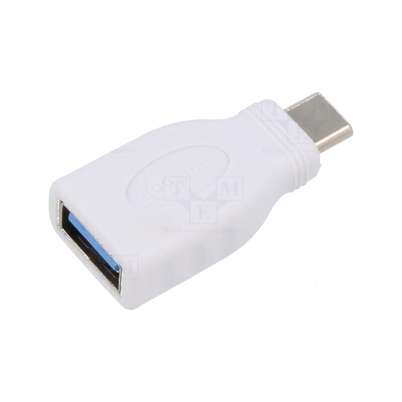 Adaptor OTG USB 3.0 Alb cu USB A și USB C | Electronic-mag.ro | Componente Electronice Adaptor OTG USB 3.0 Alb cu USB A și USB C | Electronic-mag.ro | Componente Electronice