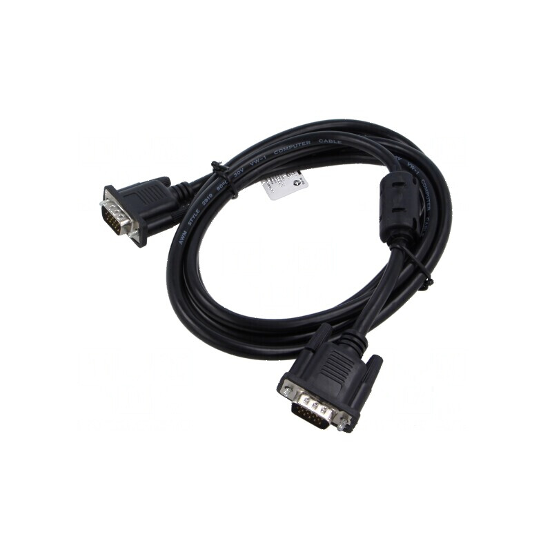 Cablu D-Sub 15pin HD negru 1,8m cu mufe la ambele capete | Electronic-mag.ro | Componente Electronice Cablu D-Sub 15pin HD negru 1,8m cu mufe la ambele capete | Electronic-mag.ro | Componente Electronice