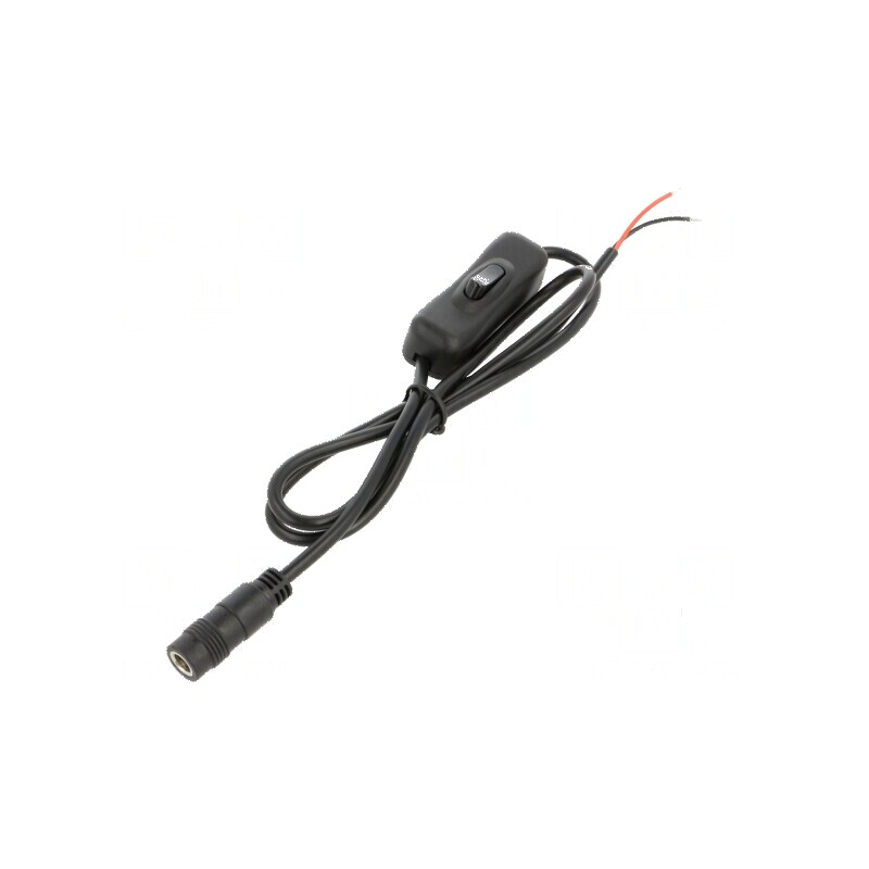 Cablu DC 5,5/2,1 soclu drept 0,8m 2x0,5mm² negru | Electronic-mag.ro | Componente Electronice Cablu DC 5,5/2,1 soclu drept 0,8m 2x0,5mm² negru | Electronic-mag.ro | Componente Electronice