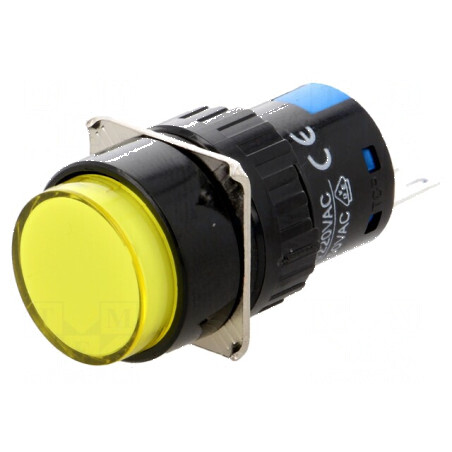 Comutator apăsare Poz 2 SPST ON-(ON) IP40 | Electronic-mag.ro | Componente Electronice