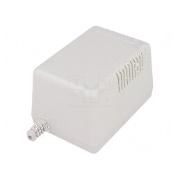 Carcasă ventilată pentru alimentator ABS 65mm x 92mm x 57mm | Electronic-mag.ro | Componente Electronice