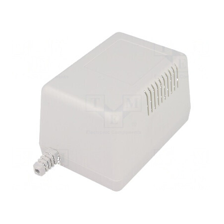 Carcasă ventilată pentru alimentator ABS 65mm x 92mm x 57mm | Electronic-mag.ro | Componente Electronice