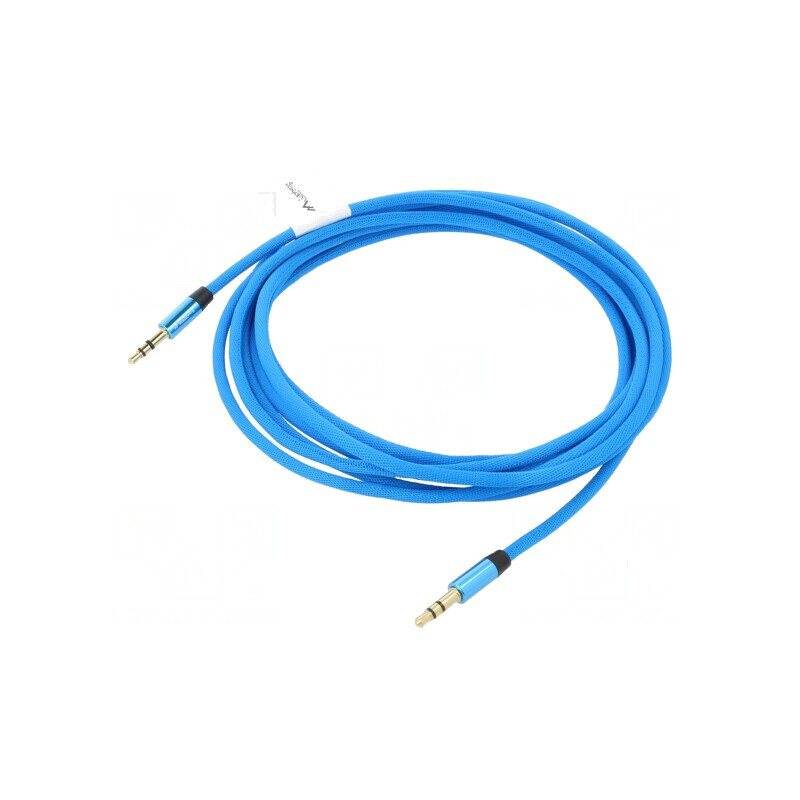 Cablu audio Jack 3,5mm 3pin aurit, 1m, mufe la ambele capete | Electronic-mag.ro | Componente Electronice