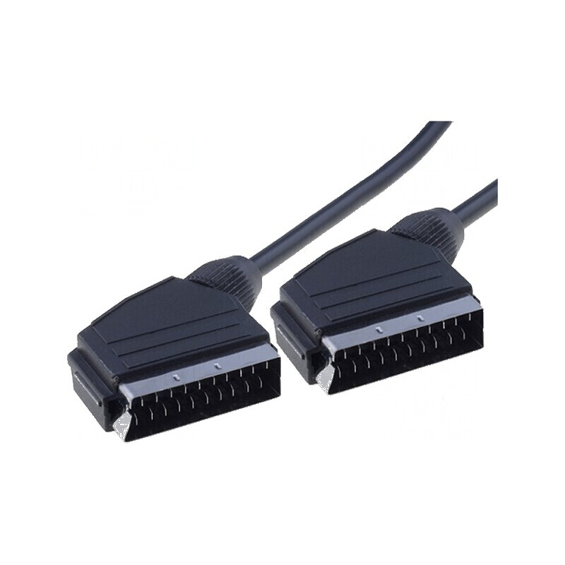 Cablu SCART ecranat 2m negru | Electronic-mag.ro | Componente Electronice Cablu SCART ecranat 2m negru | Electronic-mag.ro | Componente Electronice