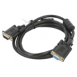Cablu D-Sub 15pin HD 1,8m mufă negru | Electronic-mag.ro | Componente Electronice