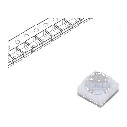 LED UV 385-390nm 5W 30° 700mA SMD 3535 | Electronic-mag.ro | Componente Electronice