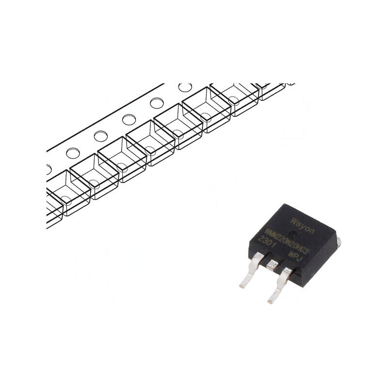 Tranzistor N-MOSFET unipolar TO263 | Electronic-mag.ro | Componente Electronice