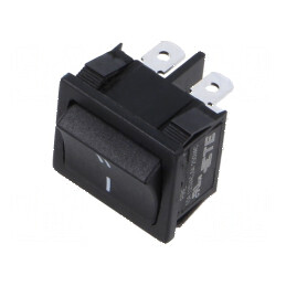 Rocker SPDT 2 ON-ON 6A/250VAC Negru PR Corp | Electronic-mag.ro | Componente Electronice