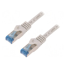Cablul Patch S/FTP 6a LSZH gri 1,5m 26AWG | Electronic-mag.ro | Componente Electronice