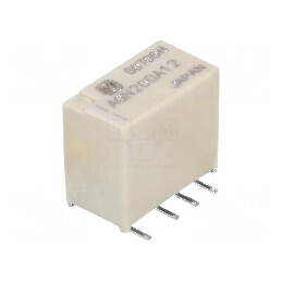 Releu electromagnetic DPDT 12VDC 1A | Electronic-mag.ro | Componente Electronice