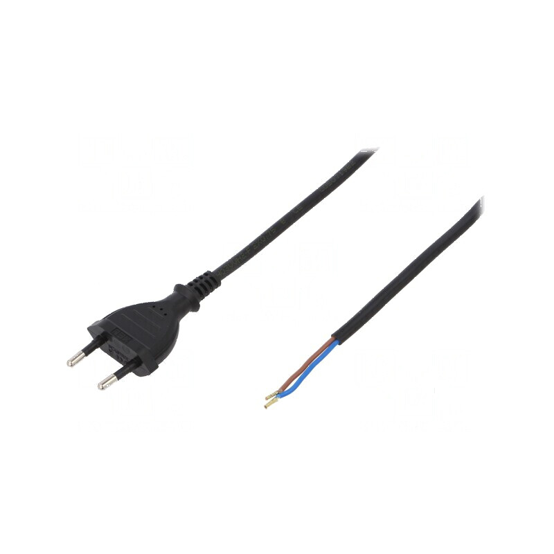 Cablu 2x0,75mm2 CEE 7/16 cu mufă PVC 1,5m negru | Electronic-mag.ro | Componente Electronice Cablu 2x0,75mm2 CEE 7/16 cu mufă PVC 1,5m negru | Electronic-mag.ro | Componente Electronice