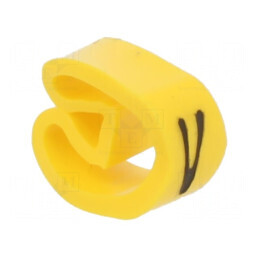 Markere Marcaj PVC galbenă 4-10mm -30÷60°C | Electronic-mag.ro | Componente Electronice