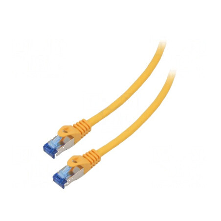 Patch cord S/FTP 6a CCA LSZH portocalie 5m 26AWG | Electronic-mag.ro | Componente Electronice