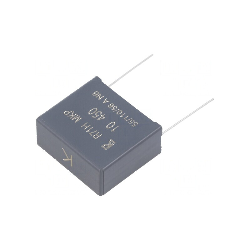 Condensator polipropilenă R71 10uF 32x28x14mm THT ±10% | Electronic-mag.ro | Componente Electronice