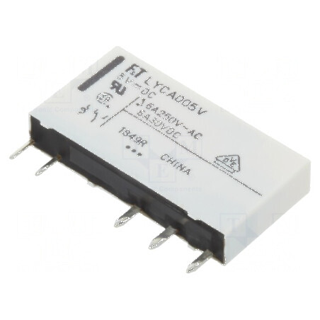 Releu electromagnetic SPDT 5VDC 6A FTR-LY | Electronic-mag.ro | Componente Electronice