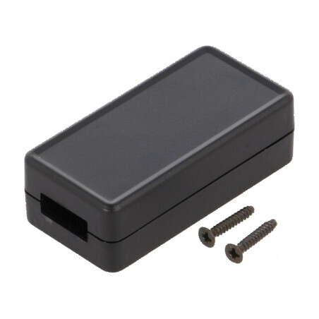Carcasă USB 25mm x 50mm x 15,5mm ABS neagră | Electronic-mag.ro | Componente Electronice
