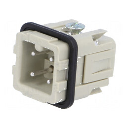 Conector HDC inserturi de contact tată CK PIN 4 3 PE 10A | Electronic-mag.ro | Componente Electronice