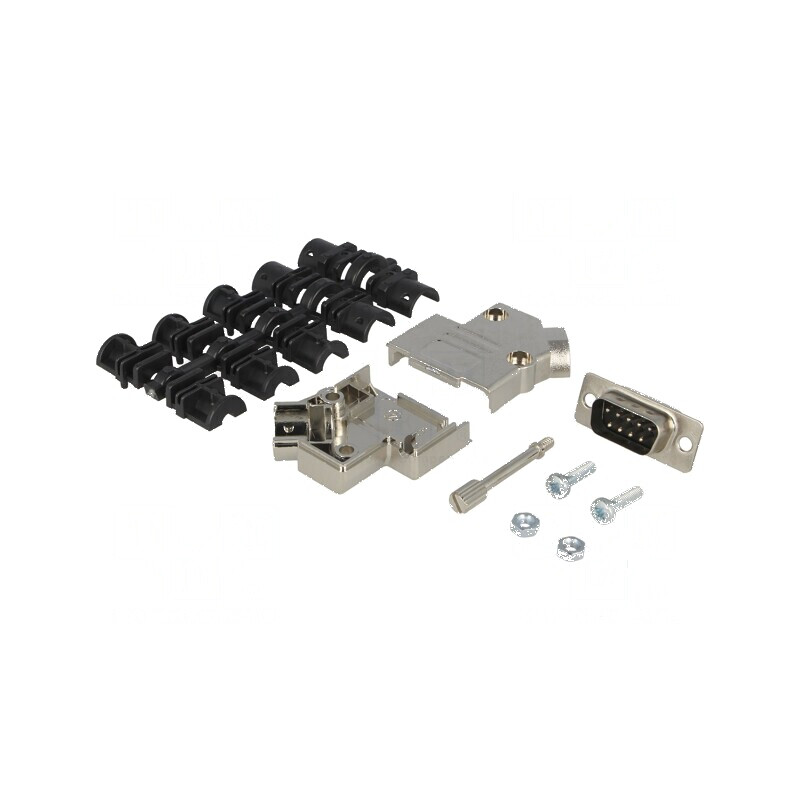 Mufă D-Sub PIN 9 tată lipire pe cablu neagră - Kit complet | Electronic-mag.ro | Componente Electronice Mufă D-Sub PIN 9 tată lipire pe cablu neagră - Kit complet | Electronic-mag.ro | Componente Electronice
