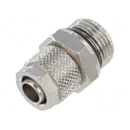 Conector filetat cu șurub, 15 bar, din alamă nichelată, 8mm | Electronic-mag.ro | Componente Electronice