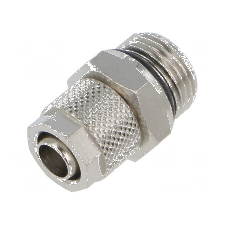 Conector filetat cu șurub, 15 bar, din alamă nichelată, 8mm | Electronic-mag.ro | Componente Electronice