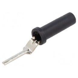 Adaptor negru 30A 42mm banană 4mm cu priză 5mΩ | Electronic-mag.ro | Componente Electronice