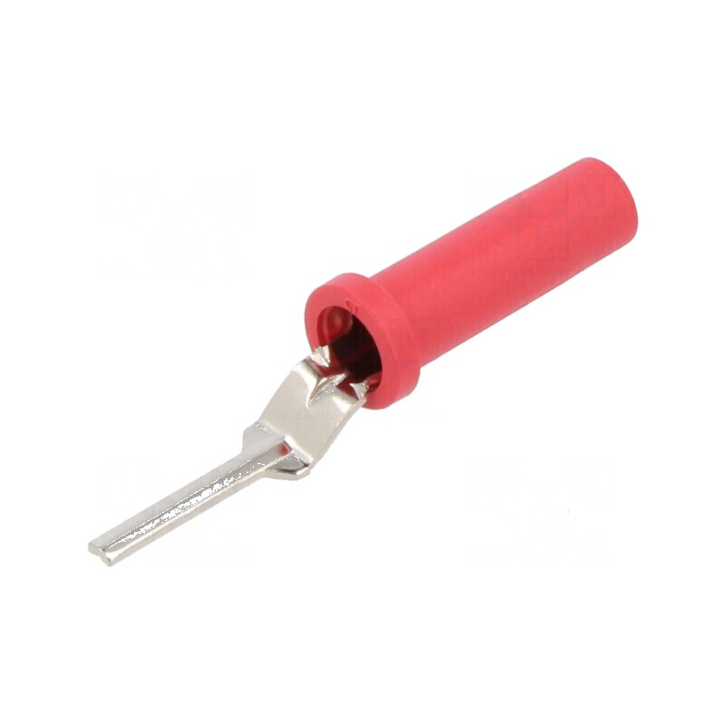 Adaptor roșu 30A 42mm banană 4mm cu priză 5mΩ | Electronic-mag.ro | Componente Electronice Adaptor roșu 30A 42mm banană 4mm cu priză 5mΩ | Electronic-mag.ro | Componente Electronice