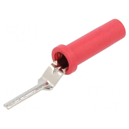 Adaptor roșu 30A 42mm banană 4mm cu priză 5mΩ | Electronic-mag.ro | Componente Electronice