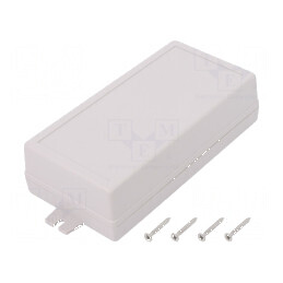 Carcasă universală 74mm x 146mm x 40mm cu lame de fixare | Electronic-mag.ro | Componente Electronice