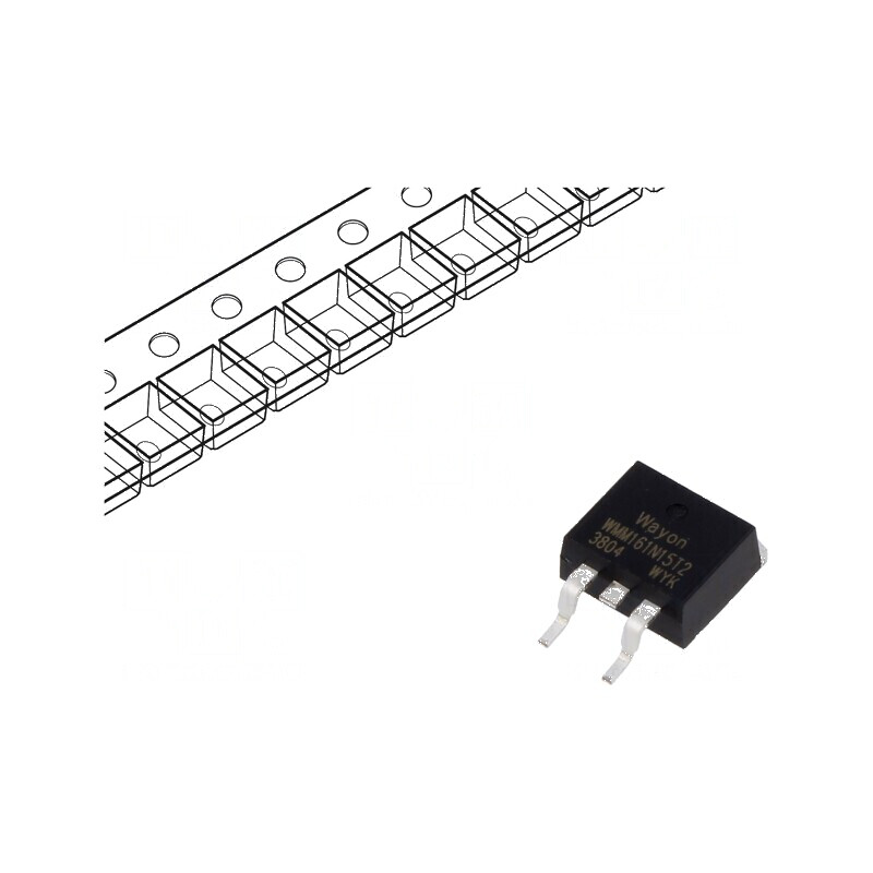 Tranzistor N-MOSFET unipolar TO263 | Electronic-mag.ro | Componente Electronice
