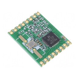Modul RF emiţător-receptor FM FSK 868MHz SPI | Electronic-mag.ro | Componente Electronice
