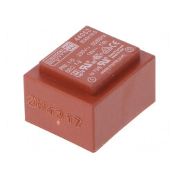 Transformator încapsulat 1VA 230VAC 18V 56mA pentru PCB | Electronic-mag.ro | Componente Electronice