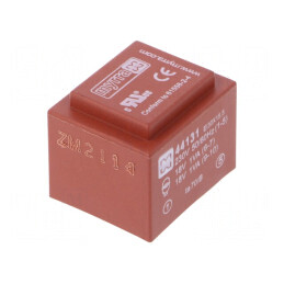 Transformator încapsulat 2VA 230VAC 18V 56mA pentru PCB | Electronic-mag.ro | Componente Electronice