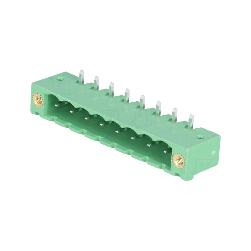 Regletă de conexiuni deconectabilă 5,08mm, 8 socluri tată | Electronic-mag.ro | Componente Electronice