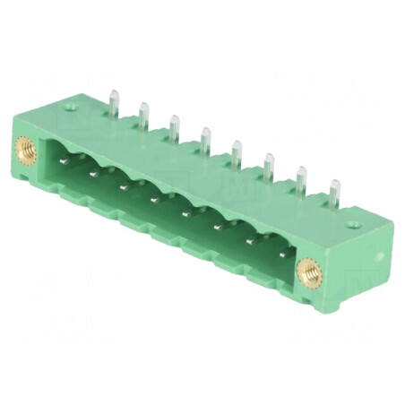 Regletă de conexiuni deconectabilă 5,08mm, 8 socluri tată | Electronic-mag.ro | Componente Electronice