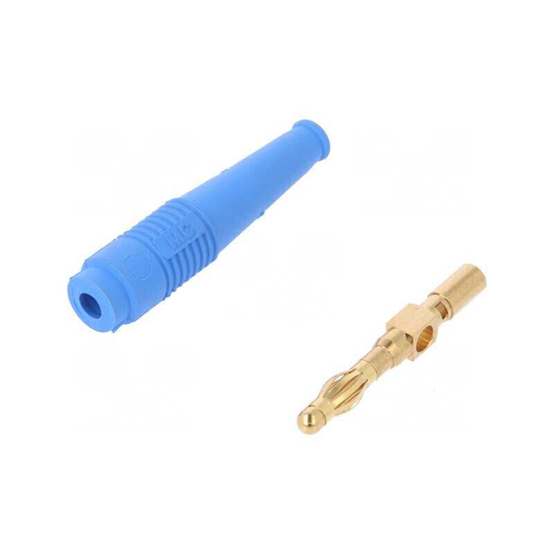 Conector banană 4mm 32A albastru neizolat 2,5mm2 aurit | Electronic-mag.ro | Componente Electronice Conector banană 4mm 32A albastru neizolat 2,5mm2 aurit | Electronic-mag.ro | Componente Electronice