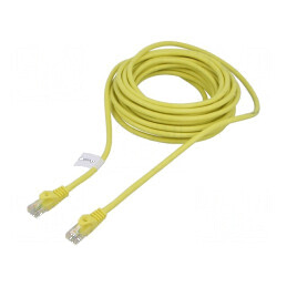 Patch cord U/UTP 6 litat CCA PVC galben 7,5m 26AWG | Electronic-mag.ro | Componente Electronice