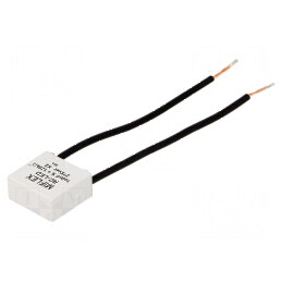 Filtru RC 275VAC 100nF 120kΩ THT 18x8,5x17mm 15mm Raster | Electronic-mag.ro | Componente Electronice