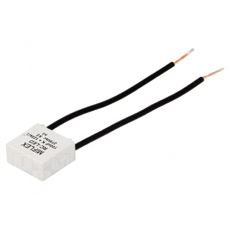 Filtru RC 275VAC 100nF 120kΩ THT 18x8,5x17mm 15mm Raster | Electronic-mag.ro | Componente Electronice