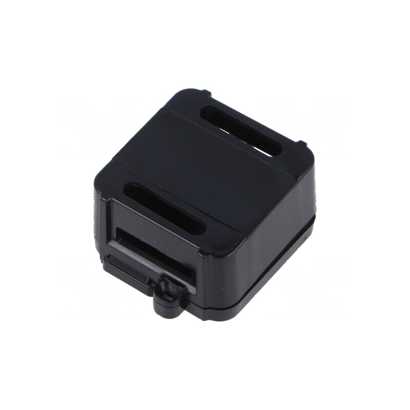 Carcasă cutie de conexiuni neagră 44,4mm X 57,2mm Y 25mm Z | Electronic-mag.ro | Componente Electronice