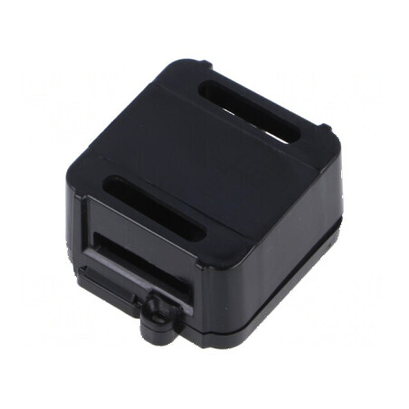 Carcasă cutie de conexiuni neagră 44,4mm X 57,2mm Y 25mm Z | Electronic-mag.ro | Componente Electronice