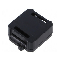 Carcasă cutie de conexiuni neagră 44,4mm x 57,2mm x 19mm | Electronic-mag.ro | Componente Electronice