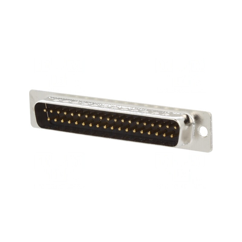 Conector D-Sub 37 PIN tată cablu lipire 3A placare aurită | Electronic-mag.ro | Componente Electronice