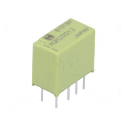 Releu electromagnetic DPDT 12VDC, contacte max 1A | Electronic-mag.ro | Componente Electronice