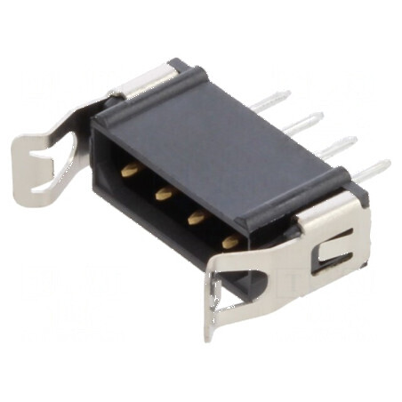 Conector PCB-cablu/PCB soclu tată PIN 4 Datamate L-Tek THT | Electronic-mag.ro | Componente Electronice