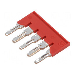 Punte de conectare piste 5 roşie 8mm UL94V-0 | Electronic-mag.ro | Componente Electronice