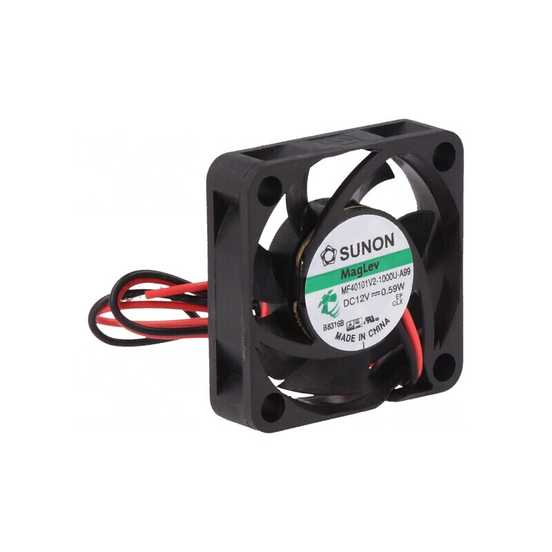 Ventilator DC axial 12V 40x40x10mm 11,89m3/h 20,6dBA Vapo | Electronic-mag.ro | Componente Electronice